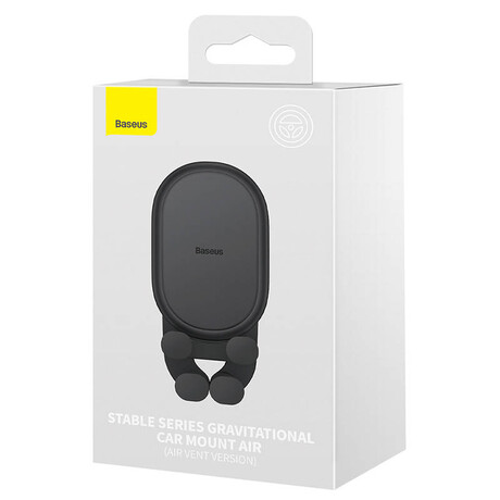 Baseus Βάση Κινητού για το Αυτοκίνητο με Τοποθέτηση Στους Αεραγωγούς (Μαύρο)