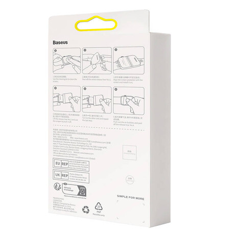Baseus Προστατευτική Μεμβράνη Nanocrystal για Apple Watch 7/8 41mm (Διαφανές)