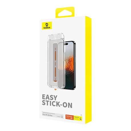 Baseus Προστατευτικό Οθόνης Tempered Glass Sapphire με Φίλτρο Ιδιωτικότητας για Iphone 15 pro (Διαφανές)