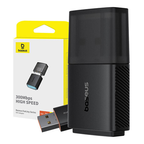 Baseus Αντάπτορας wi-fi Fastjoy 300mbps (Μαύρο)