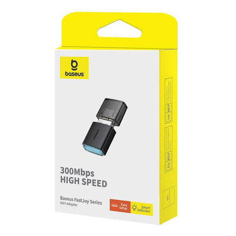 Baseus Αντάπτορας wi-fi Fastjoy 300mbps (Μαύρο)