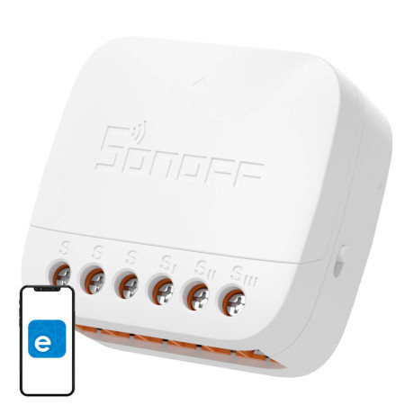 Sonoff Ενδιάμεσος Διακόπτης Smart Switch s-Mate2 Wifi (no Neutral) (Λευκό)