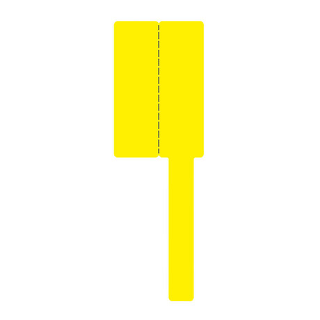 Thermal Labels Niimbot Stickers 25x38+40 mm - 90 Pcs. Yellow