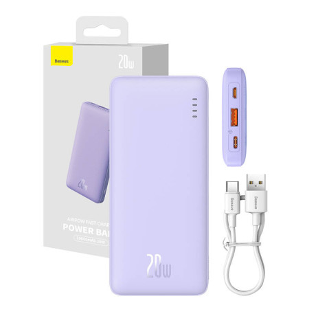 Baseus Airpow 10000mah 20w Powerbank (Purple)