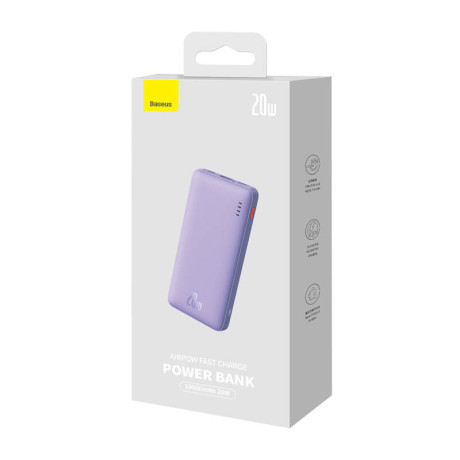 Baseus Airpow 10000mah 20w Powerbank (Purple)