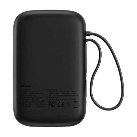 Powerbank Baseus Qpow 2 10000mah 30w 2xusb-c (Black)