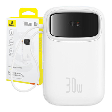 Baseus Qpow 2 10000mah 30w Powerbank (White)