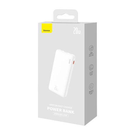 Baseus Airpow 10000mah 20w Powerbank (White)