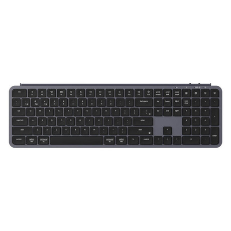 Keychron b6 pro Ασύρματο Ultra-Slim Πληκτρολόγιο Πλήρους Μεγέθους (Γκρι)