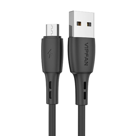 Usb to Micro usb Cable Vfan Racing X05, 3a, 1m (Black)