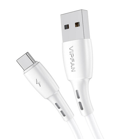 Usb to usb-c Cable Vfan Racing X05, 3a, 3m (White)