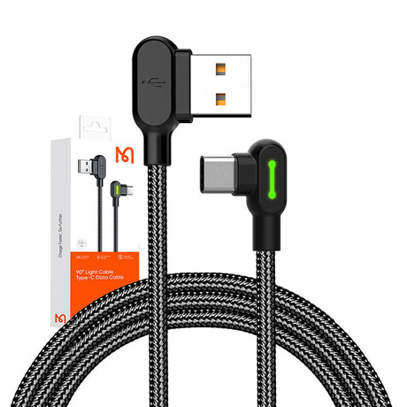 Usb to usb-c Cable Mcdodo ca-5281 Led, 1.2m (Black)