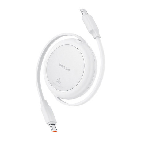 Baseus Free2pull Mini usb-c to usb-c usb Cable, 60w, 1, (White)