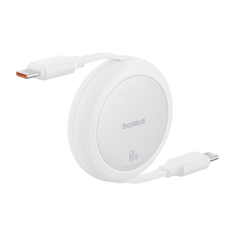 Baseus Free2pull Mini usb-c to usb-c usb Cable, 60w, 1, (White)