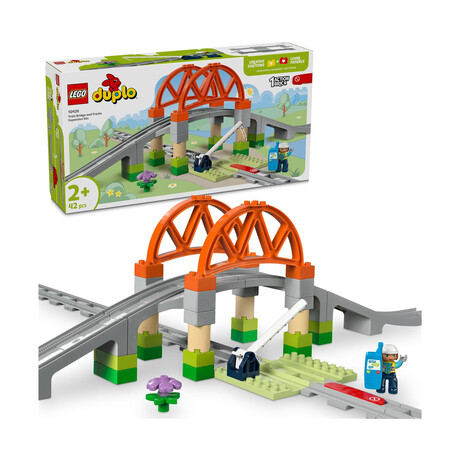 Lego® Duplo® Town: Train Bridge and Tracks Expansion set (10426)