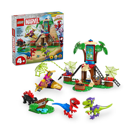 Lego® Marvel: Spidey and his Amazing Friends Spidey and Gobby’s Raptor Battle at Tree House hq (11200)