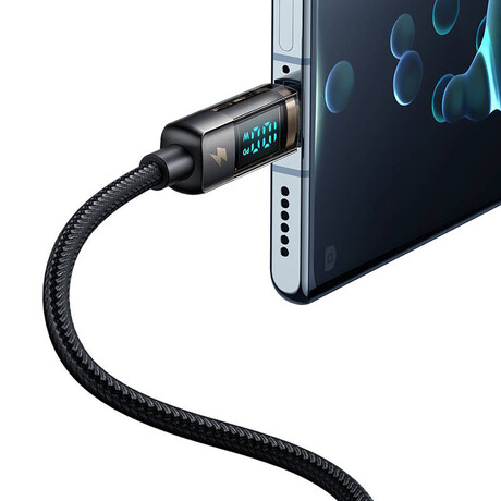 Mcdodo ca-3630 usb-a to usb-c Cable, Auto Power Off, pd 100w, 1.2m (Black)