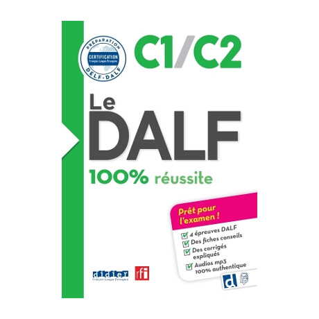 Le Dalf 100% Reussite c1-c2 - Eleve (+cd)