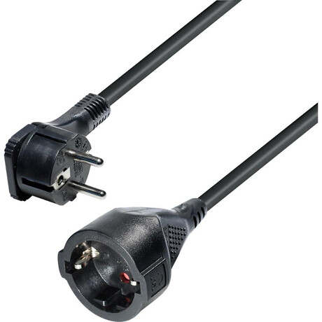 Brennenstuhl Καλώδιο Προέκτασης με Επίπεδο φις 3m/ H05vv-f/ 3g1,5 Black (1168980030) (Bnn1168980030)