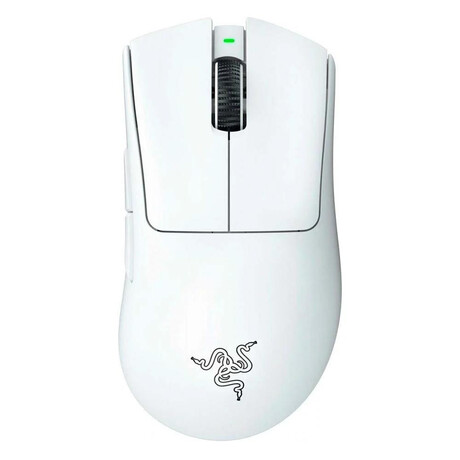 Razer Deathadder v3 pro White 64g Wireless Gaming Mouse Ergonomic 90 Hours Battery 30k dpi (Rz01-04630200-R3g1) (Razrz01-04630200-R3g1)