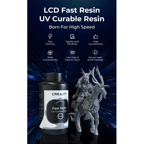 Creality Fast Resin UV Curable Resin Grey (Fast Printing 3302180005 gray)