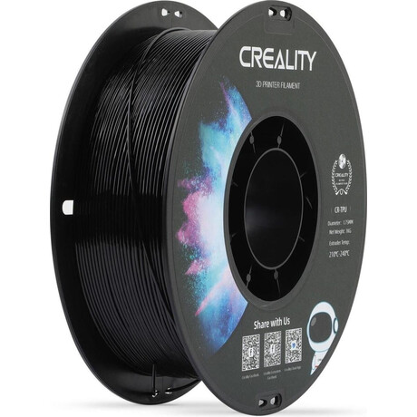 Creality CR-TPU Black 3d Printer Soft Adhesive material Filament 1kg 1.75 (3301040039)