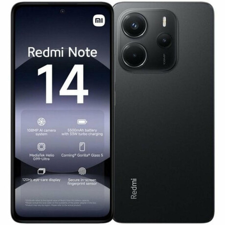 Xiaomi Redmi Note 14 4g nfc 6gb ram 128gb Black (Xiamzb0j01eu) (Mzb0j01eu)