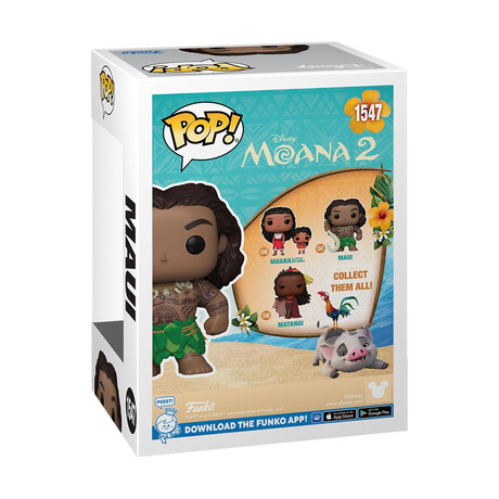 Funko Pop! Disney: Moana 2 - Maui #1547 Vinyl Figure