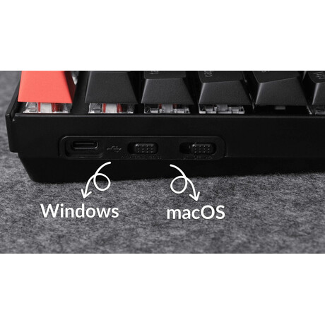 Keychron K8 V2 (K8X-C3) QMK Wireless Mechanical Keyboard Brown Switch RGB 80% US Lay Aluminum Frame
