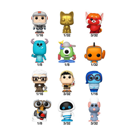 Funko Bitty Pop! Pixar Mystery Mini Figure (Blind Bag/random)