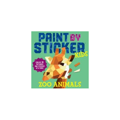Paint by Sticker Kids: zoo Animals