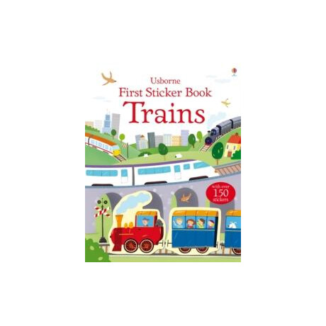 First Sticker Book Trains
