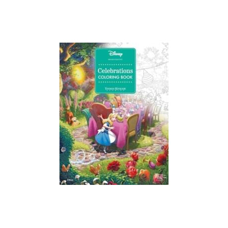 Disney Dreams Collection Thomas Kinkade Studios Celebrations Coloring Book