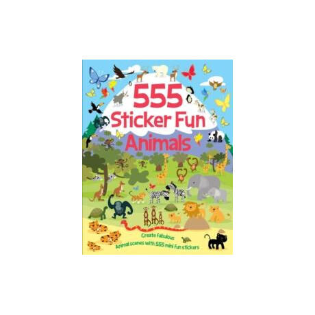 555 Sticker fun - Animals Activity Book