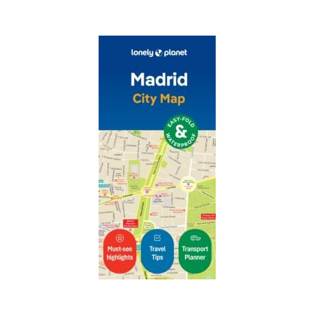 Lonely Planet Madrid City map
