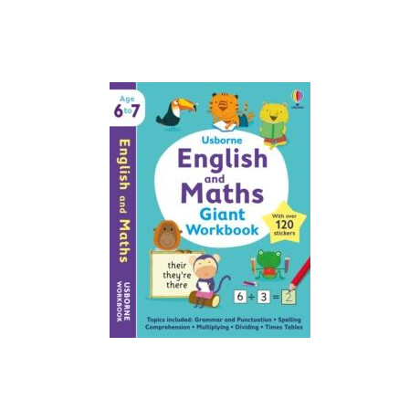 Usborne English and Maths Giant Workbook 6-7