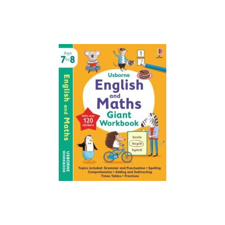 Usborne English and Maths Giant Workbook 7-8