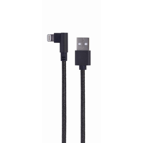 Gembird Braided usb to Lightning Cable Μαύρο 0.2m (cc-Usb2-Amlml-0.2m) (Gemcc-Usb2-Amlml-0.2m)