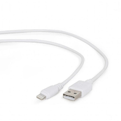 Gembird cc- Usb2-Amlm-2m-w usb to 8-pin Cable Charging Transmission (Ipad,iphone5/6/7/8/x) 2m White (cc-Usb2-Amlm-2m-w) (Gemcc-Usb2-Amlm-2m-w)