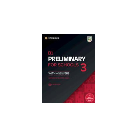 Pet Preliminary for Schools 3 Student's Book With Answers (+audio +Resource Bank) Pet Preliminary for Schools 3 Student's Book With Answers (+audio +Resource Bank)