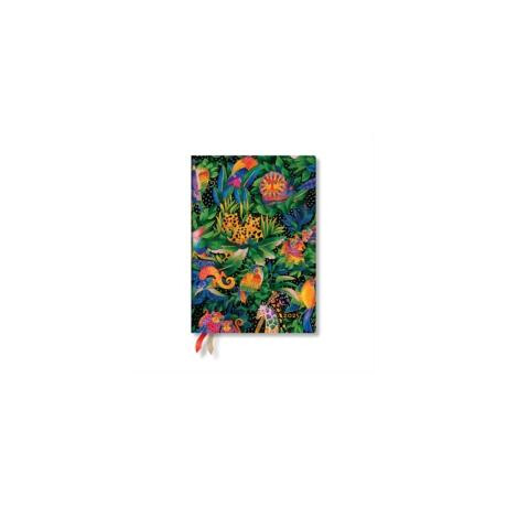 Jungle Song (Whimsical Creations) Midi 12-Month Vertical Hardback Dayplanner 2025 (Elastic Band Closure)