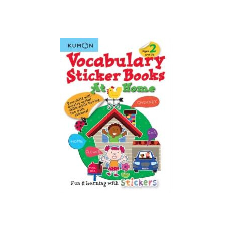 Kumon Vocabulary Sticker Books at Home