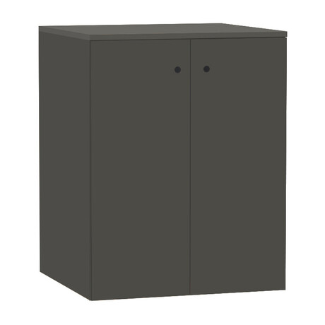 Έπιπλο Πλυντηρίου Gray Megapap Χρώμα Ανθρακί 70x66x90εκ.