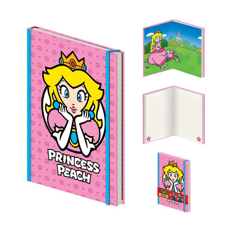 Pyramid Nintendo: Super Mario - Peach a5 Premium Notebook (Sr74602)
