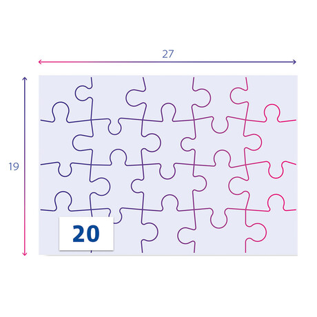 Clementoni Παιδικό Παζλ Super Color Mickey 2x20 τμχ