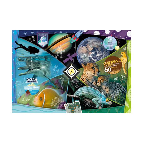 Clementoni Παιδικό Παζλ Super Color National Geo Kids Explorers In Training 104 τμχ
