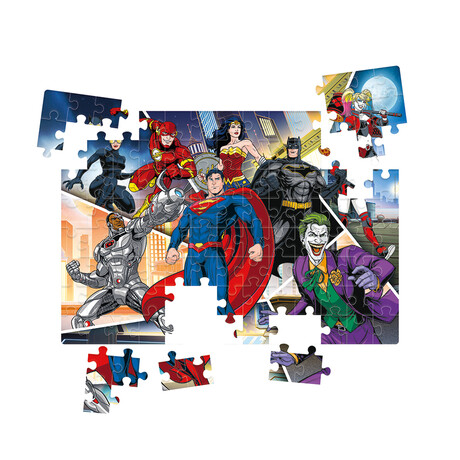 Clementoni Παιδικό Παζλ Super Color DC Comics 104 τμχ