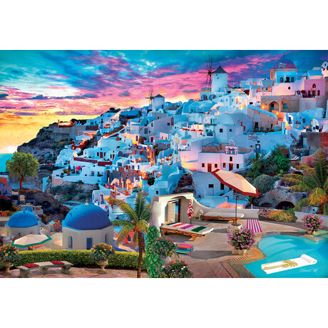 Clementoni Παζλ High Quality Collection Σαντορίνη 500 τμχ
