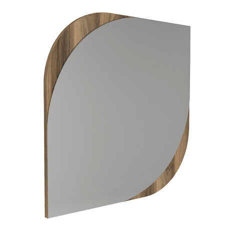 Καθρέπτης Τοίχου Lava Μegapap Χρώμα Καρυδί 70x2,2x70εκ. Καθρέπτης Τοίχου Lava Μegapap Χρώμα Καρυδί 70x2,2x70εκ.