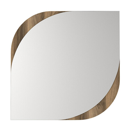 Καθρέπτης Τοίχου Lava Μegapap Χρώμα Καρυδί 70x2,2x70εκ. Καθρέπτης Τοίχου Lava Μegapap Χρώμα Καρυδί 70x2,2x70εκ.